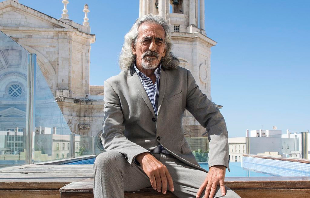 El cantaor flamenco Capullo de Jerez durante una actuación