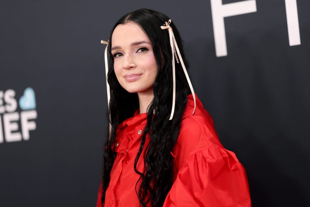 La cantante Poppy en un evento musical
