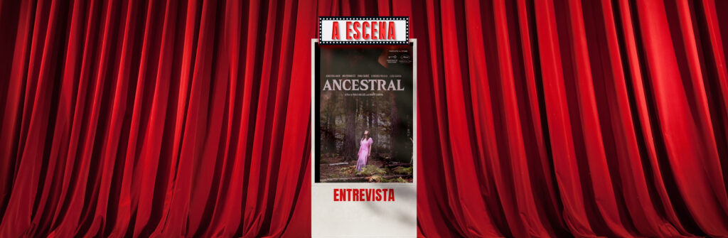 La actriz Almudena Amor durante la presentación de su nueva película Ancestral.