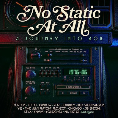 Portada o representación del recopilatorio de música AOR No static at all.