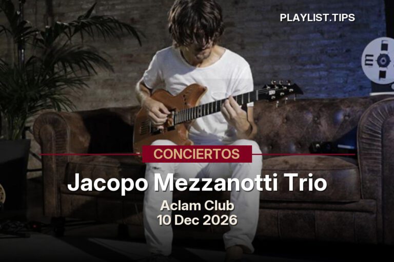Jacopo Mezzanotti Trio en concierto