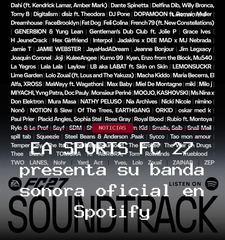 EA SPORTS FC 27 presenta su banda sonora oficial en Spotify