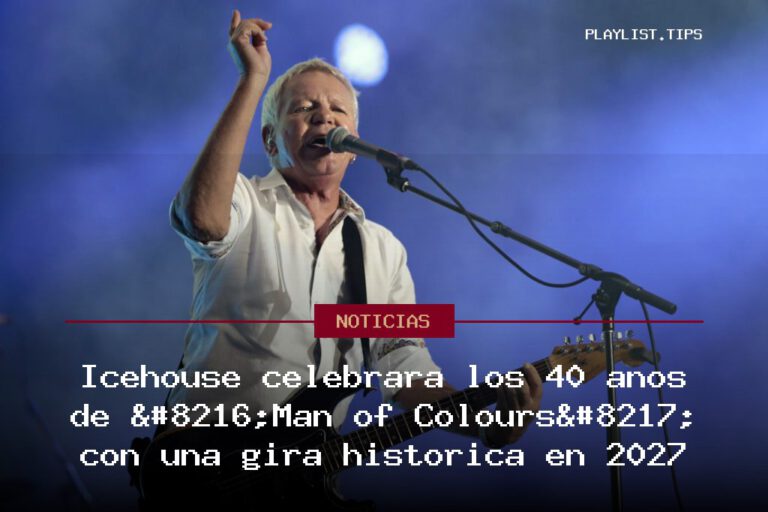 Icehouse celebrará los 40 años de ‘Man of Colours’ con una gira histórica en 2027