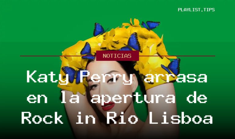 Katy Perry arrasa en la apertura de Rock in Rio Lisboa
