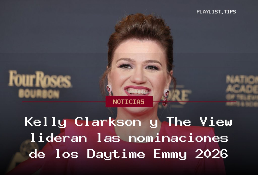 Kelly Clarkson y The View lideran las nominaciones de los Daytime Emmy 2026