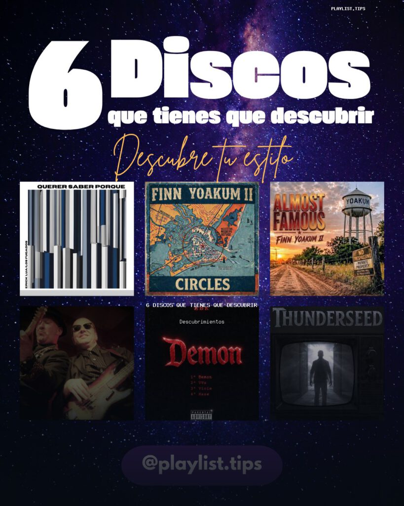 6 discos que tienes que descubrir