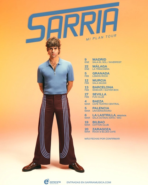 El músico Sarria presentando su nuevo trabajo discográfico Mi plan