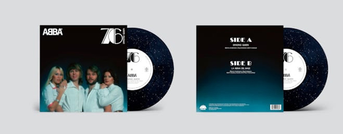 Vinilo de edición especial de la canción Dancing Queen de ABBA