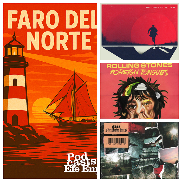 Logotipo del pódcast Faro del Norte presentado por Xavier Valiño