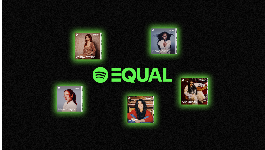 Cinco artistas femeninas participantes en la iniciativa de Spotify Singles para el aniversario de EQUAL