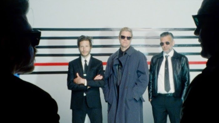 Los integrantes de la banda de rock Interpol en una imagen promocional.