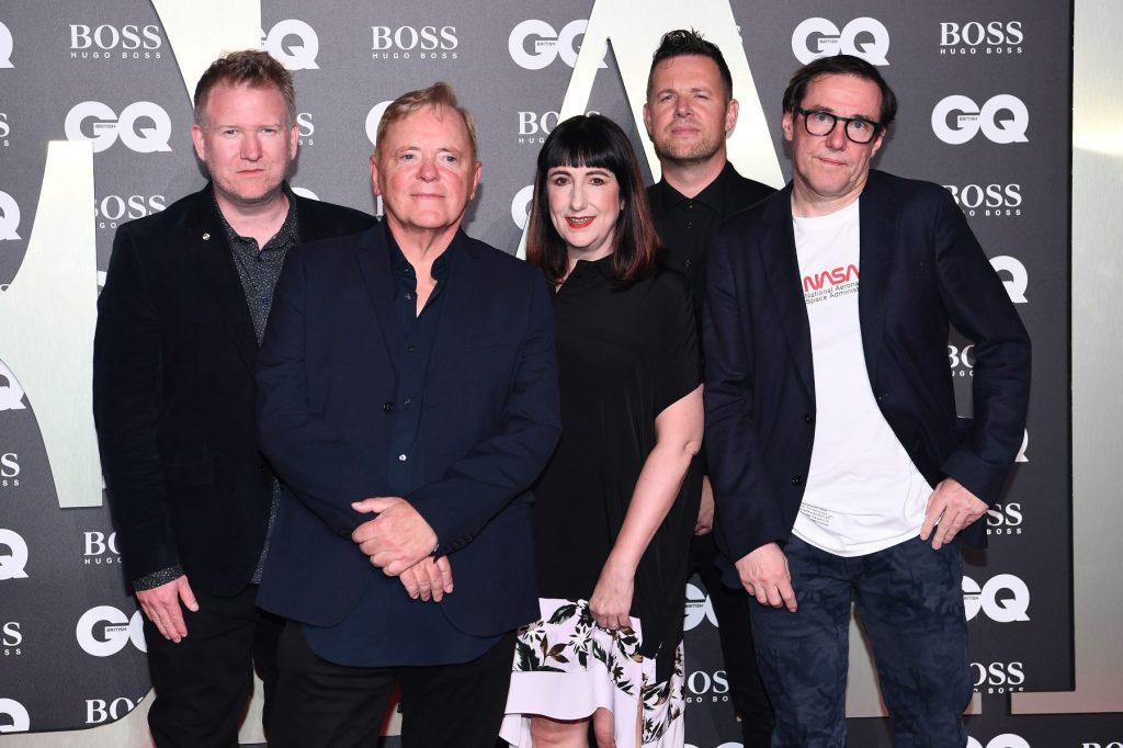 Gillian Gilbert de New Order en un evento público
