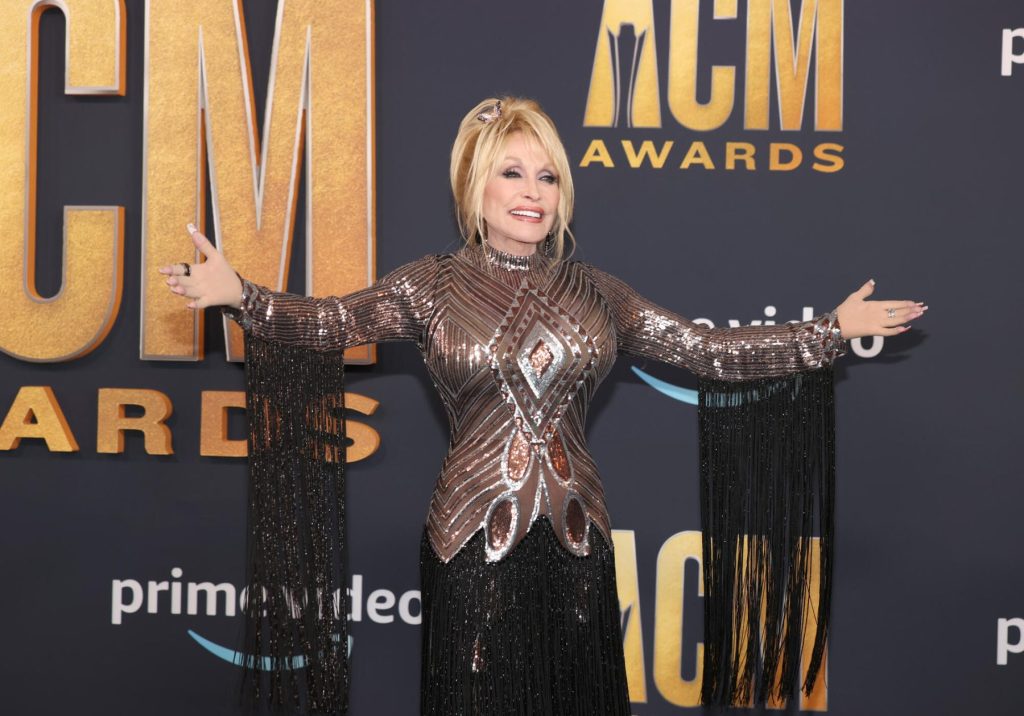 Retrato de la cantante de música country Dolly Parton