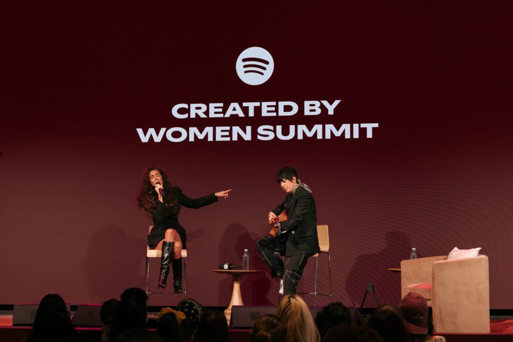 Participantes en el evento Created by Women Summit de Spotify