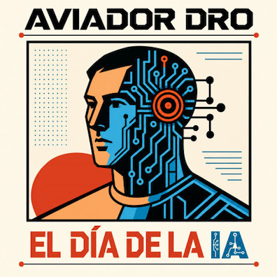 Miembros de la banda de techno-pop Aviador Dro en una imagen promocional de su regreso