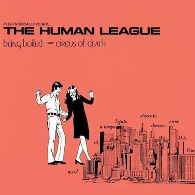 Disco de vinilo rojo de 12 pulgadas de The Human League