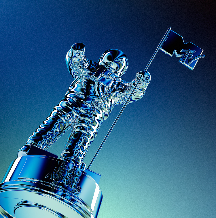 Logotipo de Spotify junto al de los premios MTV VMAs