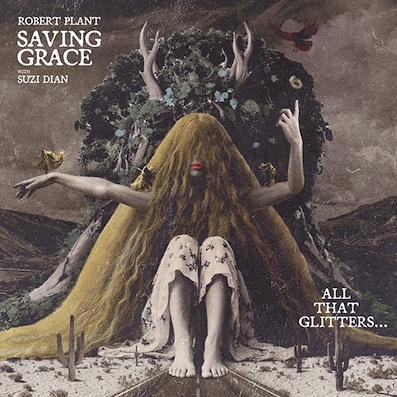 Robert Plant y la cantante Suzi Dian en una imagen promocional de su proyecto musical Saving Grace