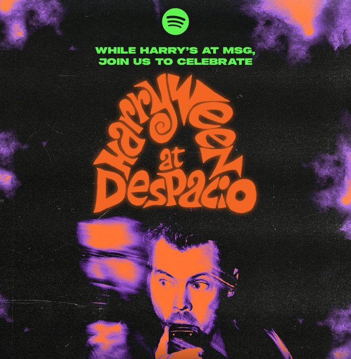 Harry Styles colabora con Spotify para la fiesta Harryween en Nueva York