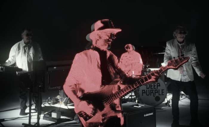 Deep Purple en la presentación del videoclip Splat!