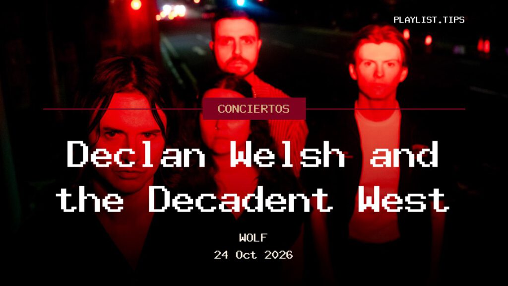 Declan Welsh and the Decadent West en concierto