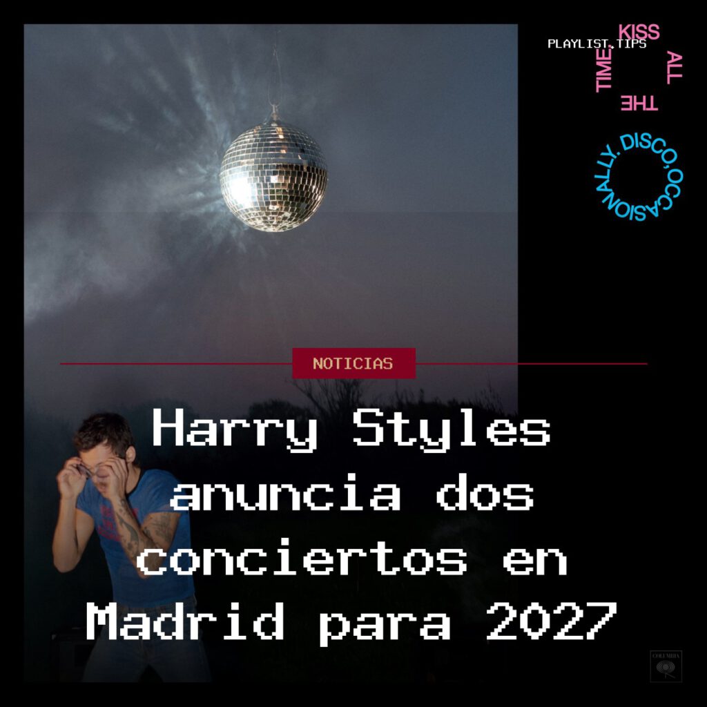 Harry Styles anuncia dos conciertos en Madrid para 2027