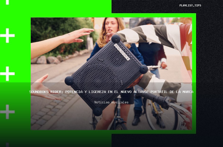 Soundboks Rider: potencia y ligereza en el nuevo altavoz portátil de la marca