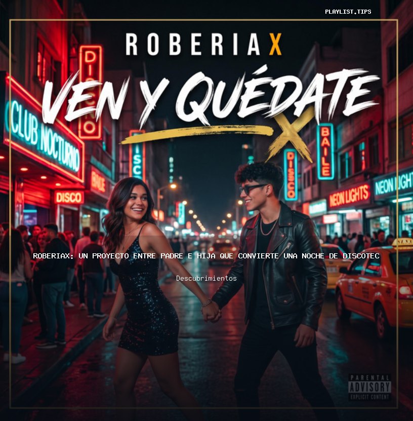 RoberIAX: un proyecto entre padre e hija que convierte una noche de discoteca en “Ven y quédate”