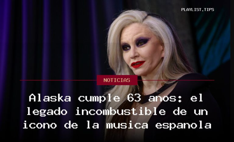 Alaska cumple 63 años: el legado incombustible de un icono de la música española