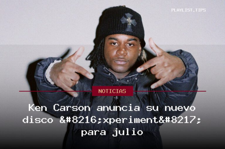 Ken Carson anuncia su nuevo disco ‘xperiment’ para julio