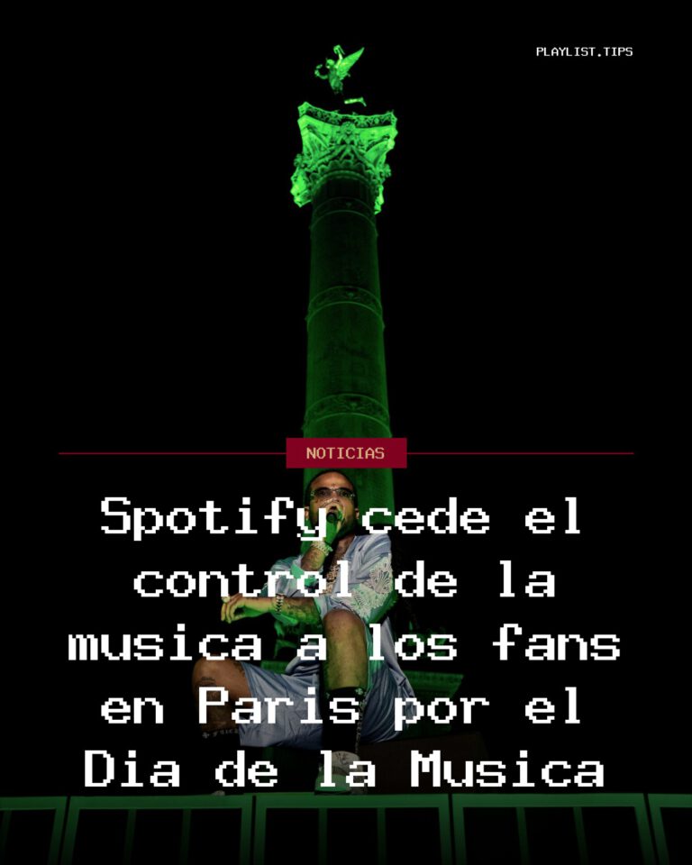 Spotify cede el control de la música a los fans en París por el Día de la Música