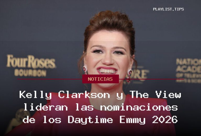 Kelly Clarkson y The View lideran las nominaciones de los Daytime Emmy 2026