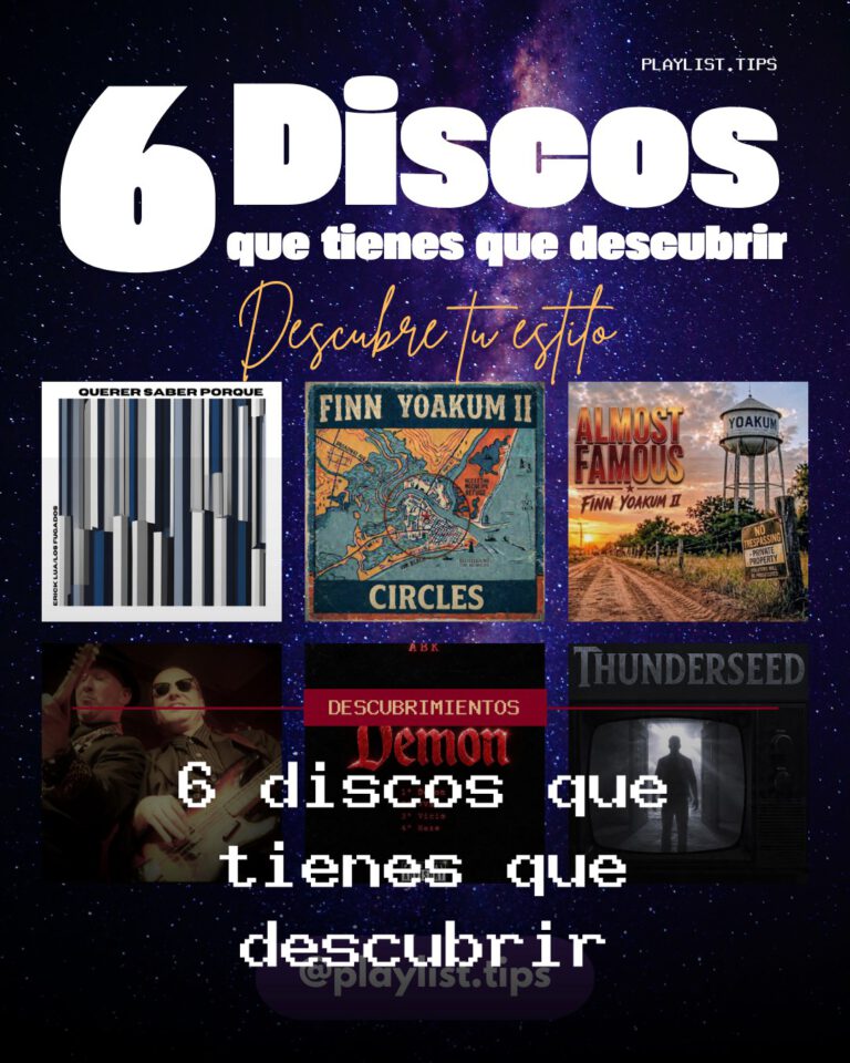 6 discos que tienes que descubrir