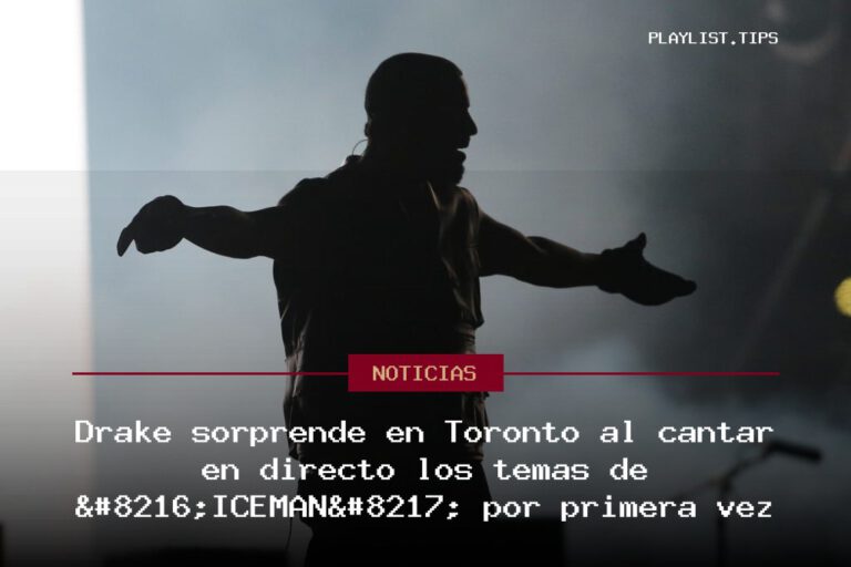 Drake sorprende en Toronto al cantar en directo los temas de ‘ICEMAN’ por primera vez