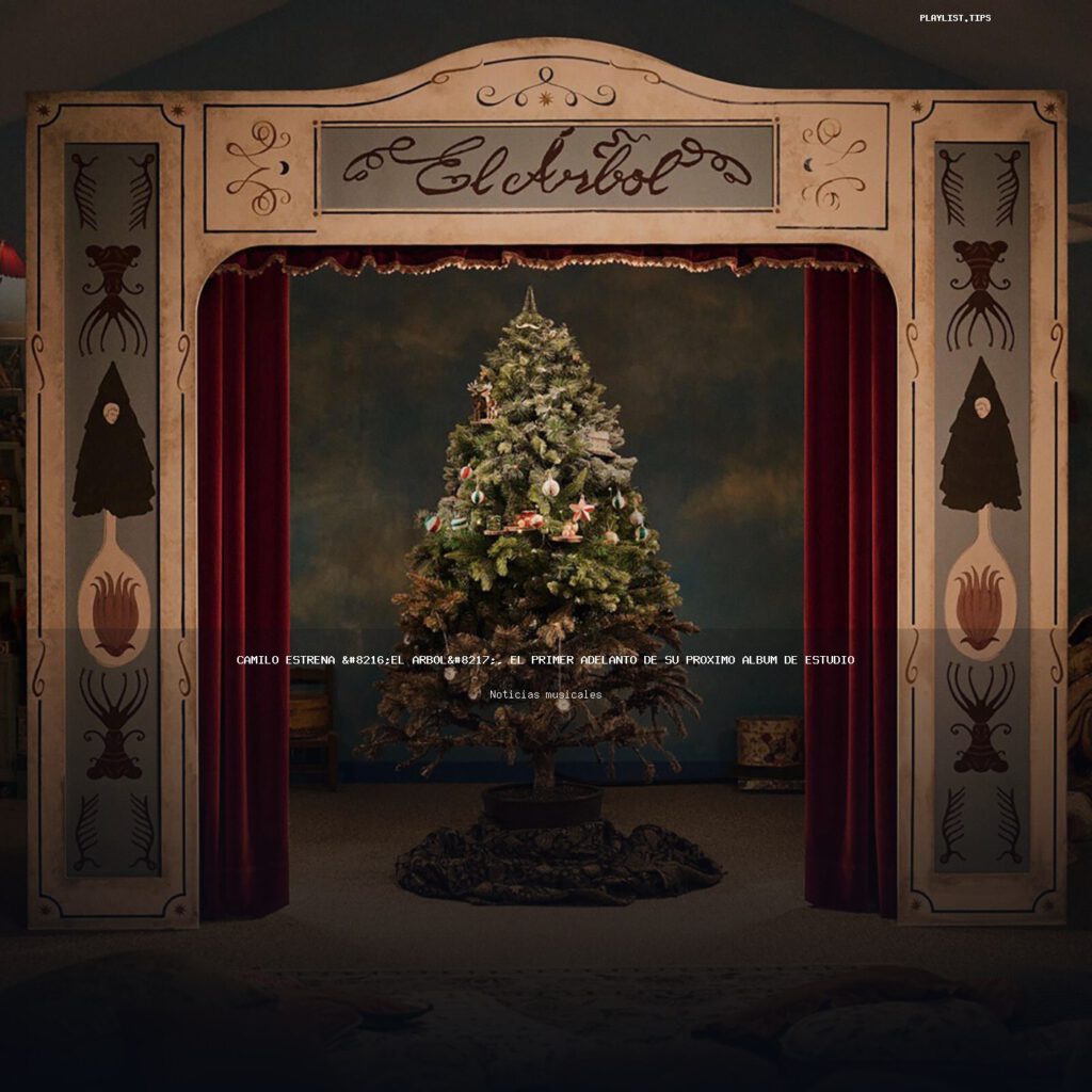 Camilo estrena ‘El Árbol’, el primer adelanto de su próximo álbum de estudio